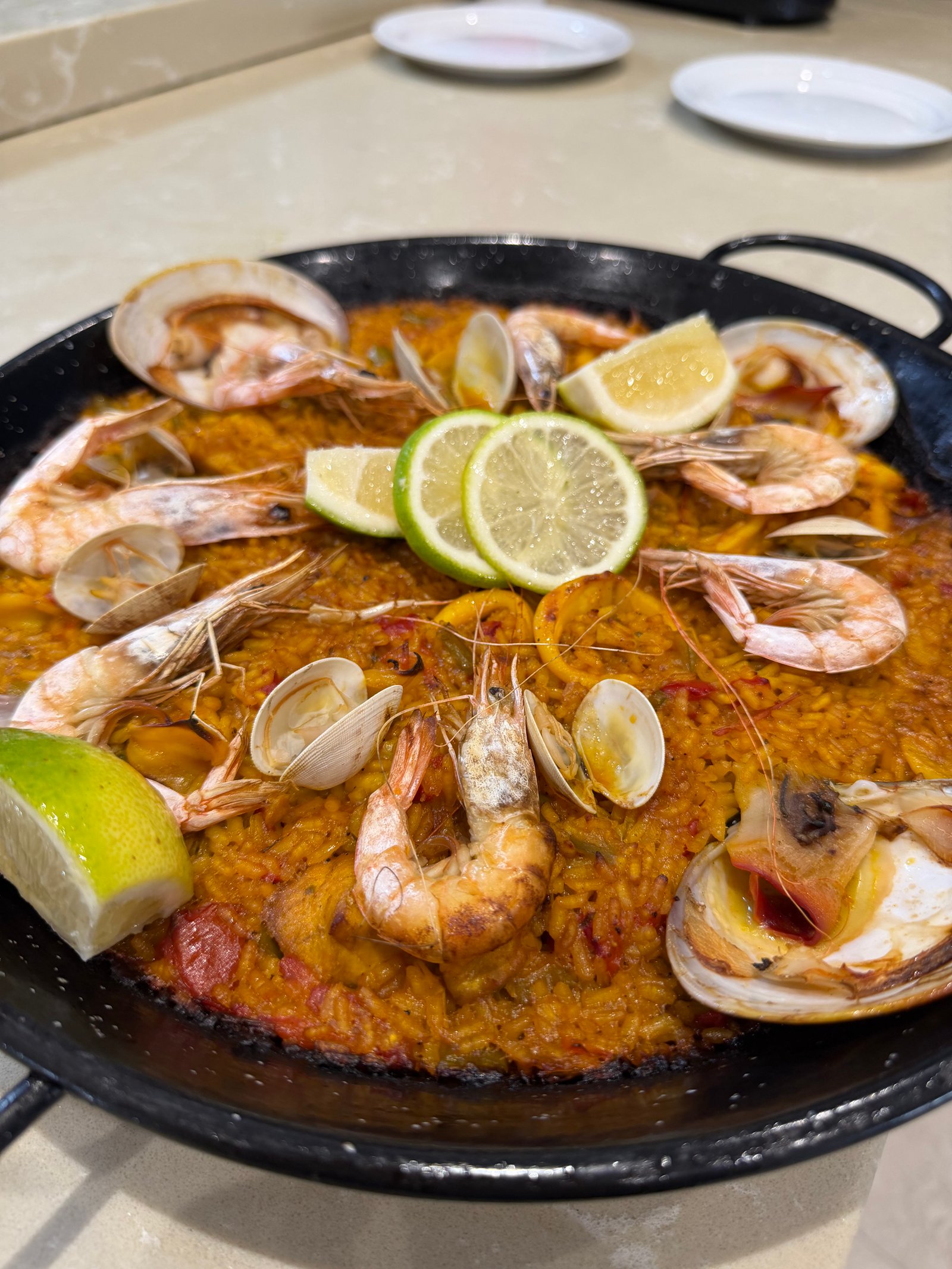Arroz de marisco para compartir
